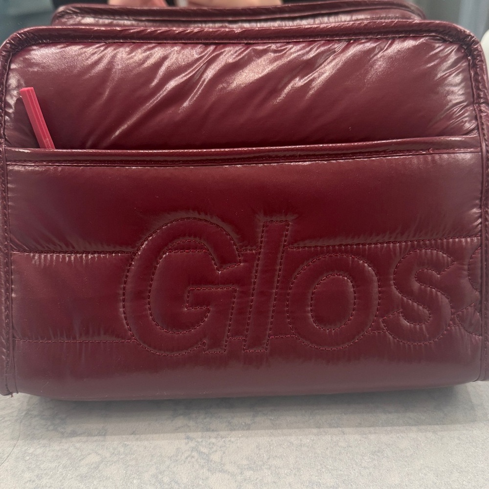 Glossier Aubergine Beauty Bag (limited edition no longer available)